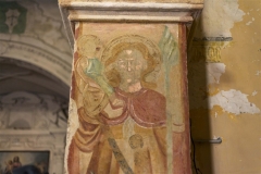 5. Chiesa di S. Antonio Abate a Ferentino, affresco di San Cristoforo