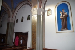 Sant'Antonio da Padova e parete sinistra