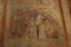 Affresco della parete d'altare