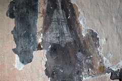 120 Frammento di affresco di sant'Antonio abate