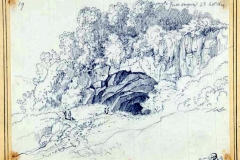 5 La Grotta di Marzecca, da un disegno di Ludovico Caracciolo datato 28 settembre 1829