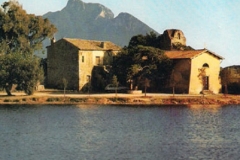 11. Vecchia veduta del santuario dal lago